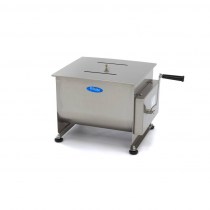 MANUAL MEAT MIXER  30 L - DOUBLE AXLE 